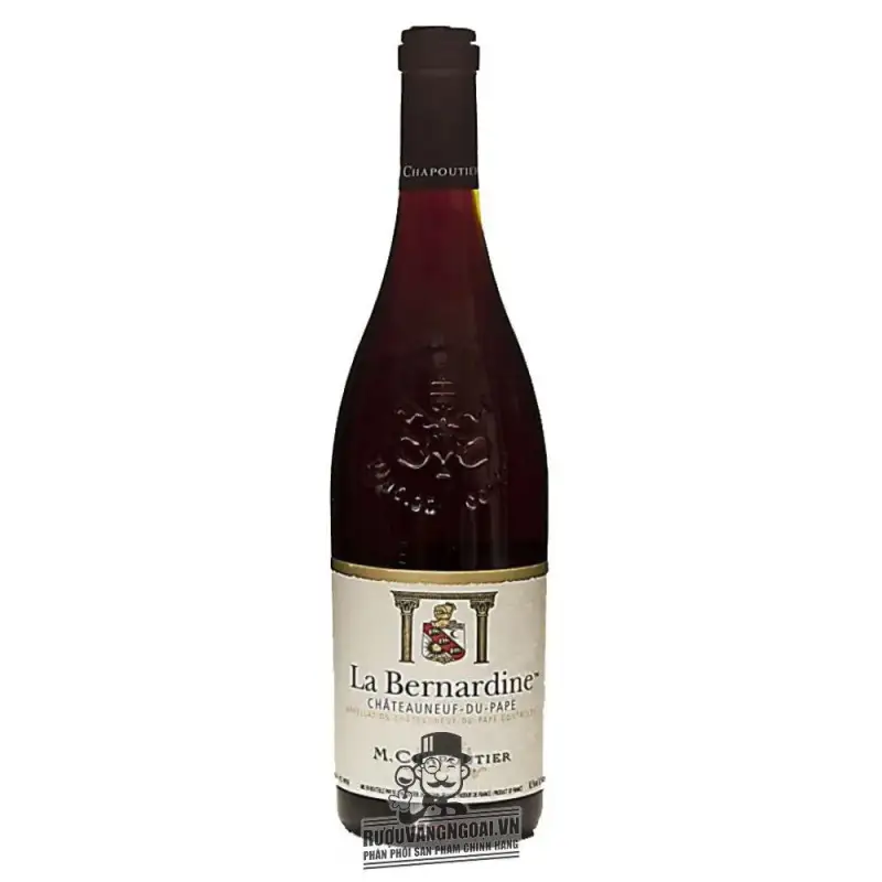 Vang La Bernardine Chateauneuf du Pape MChapoutier cao cấp