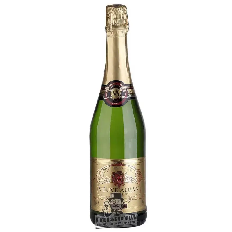 Vang nổ Pháp Veuve Alban Mousseux Brut uống ngon