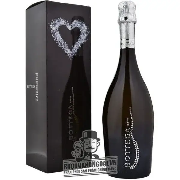 Rượu Sparkling Wine Bottega Diamond Vino Spumante Brut