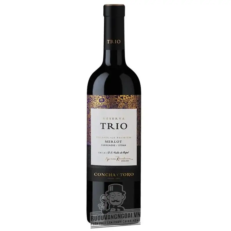 Vang Chile CONCHA Y TORO TRIO RESERVA MERLOT