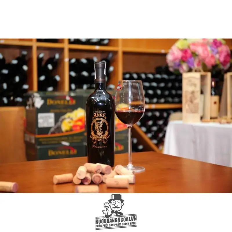 Địa chỉ bán rượu vang Ý Ange Primitivo Puglia 18 độ uống ngon