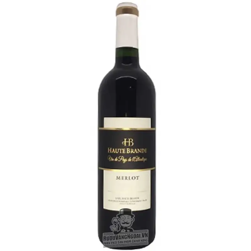 Vang Pháp Domaine Haute Brande Merlot uống ngon