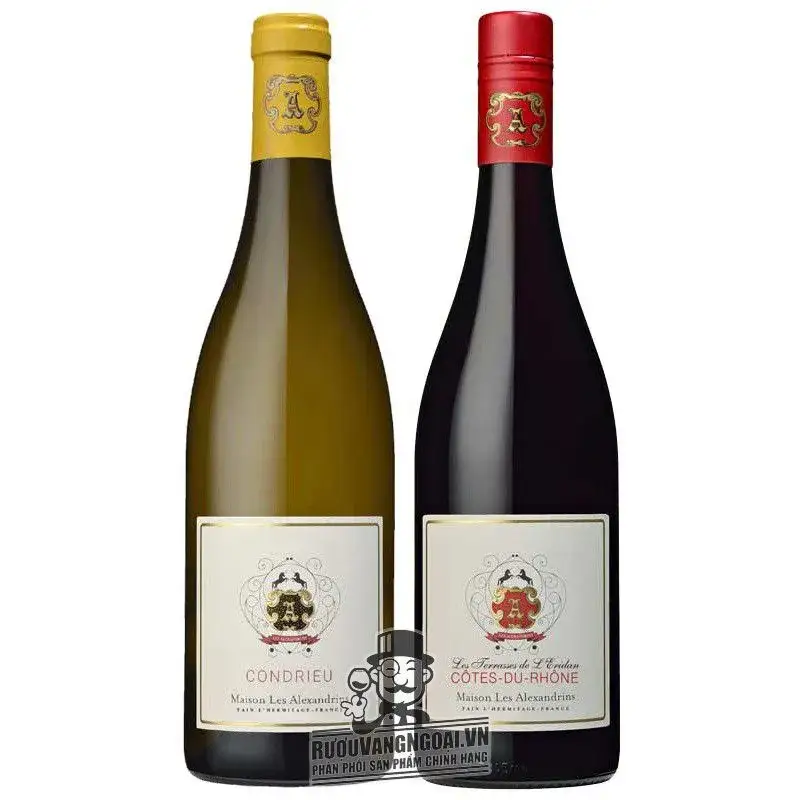 Vang Pháp Cotes Du Rhone Blanc Les Terrasses De Leridan uống ngon