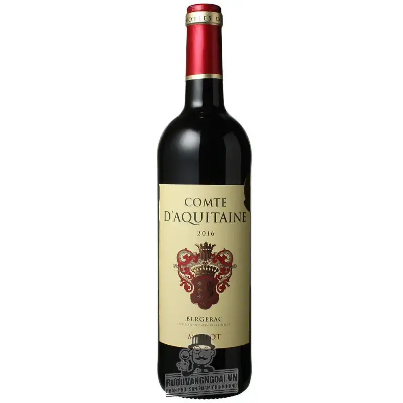 Vang Pháp Comte D Aquitaine Bergerac Merlot uống ngon