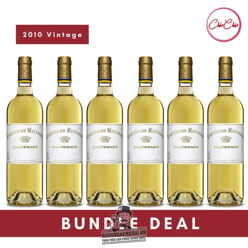 Mua vang phap carmes de rieussec sauternes aop hap dan giá rẻ tại Hà Nội