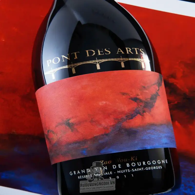 Rượu vang Pháp Pont des Arts Zao Wou Ki Nuits Saint Georges