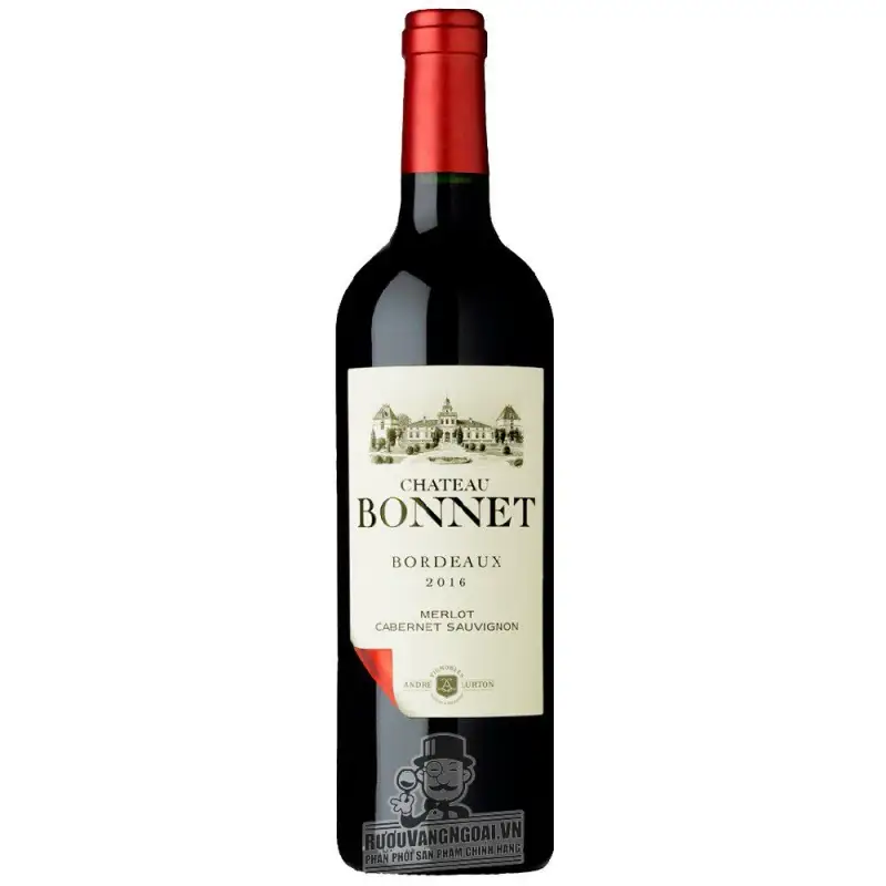 Vang Pháp Chateau Bonnet Bordeaux Andre Lurton uống ngon