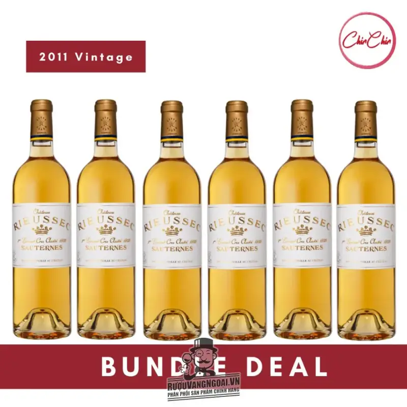 Mua vang phap chateau rieussec sauternes premier grand cru classes giá rẻ tại Hà Nội