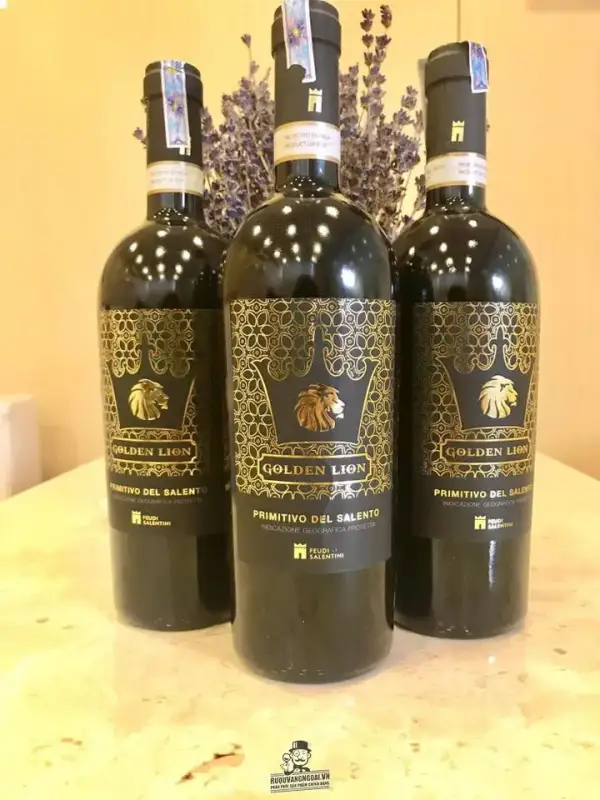 Vang Ý Golden Lion Primitivo Del Salento