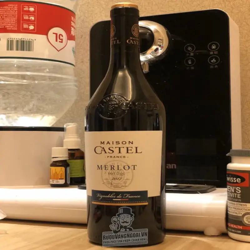 Mua vang phap maison castel merlot giá rẻ tại Hà Nội