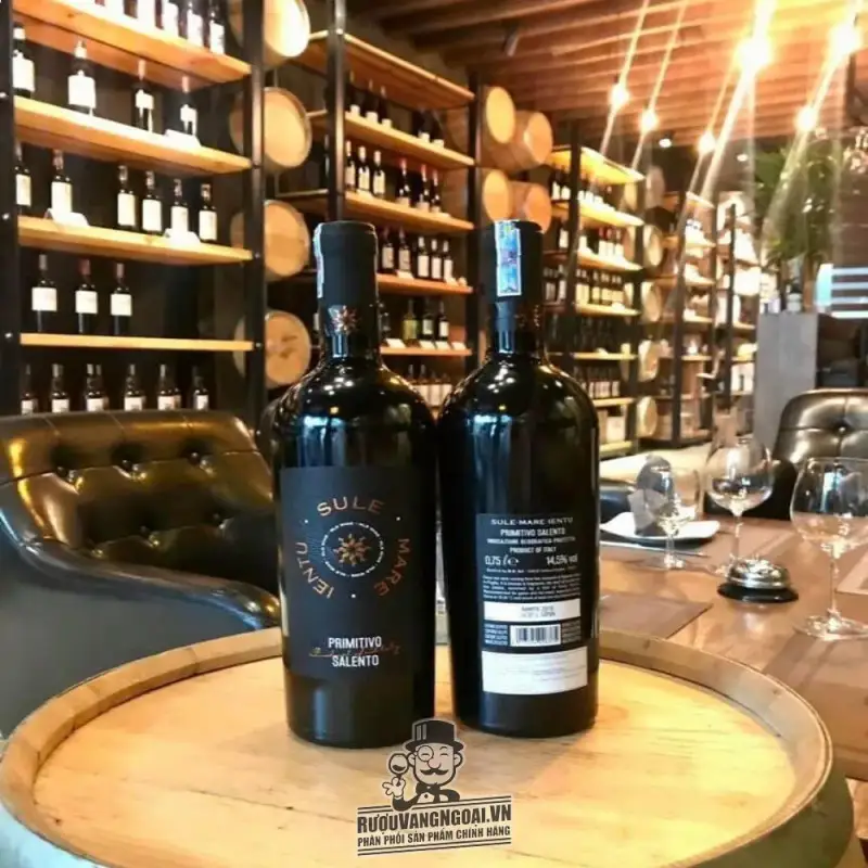 Rượu Vang Ý SULE MARE IENTU PRIMITIVO SALENTO uống ngon