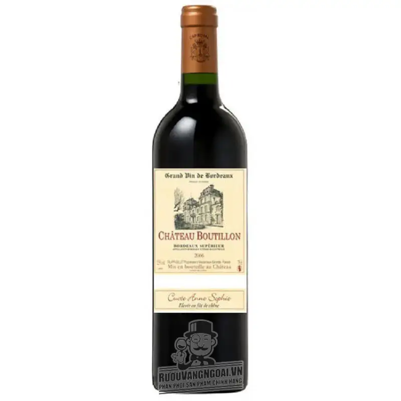 Vang Pháp Chateau Boutillon Bordeaux Superieur Cuvee Anne Sophie uống ngon