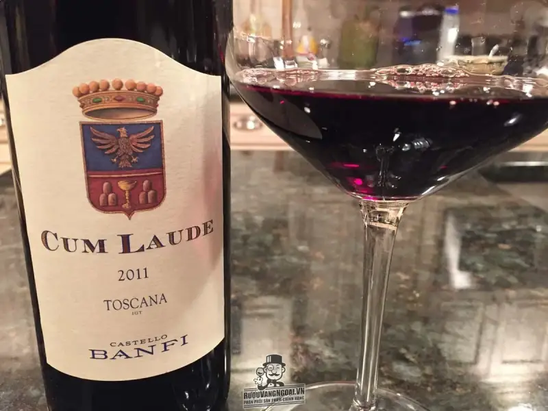 Vang Ý Castello Banfi Cum Laude Toscana