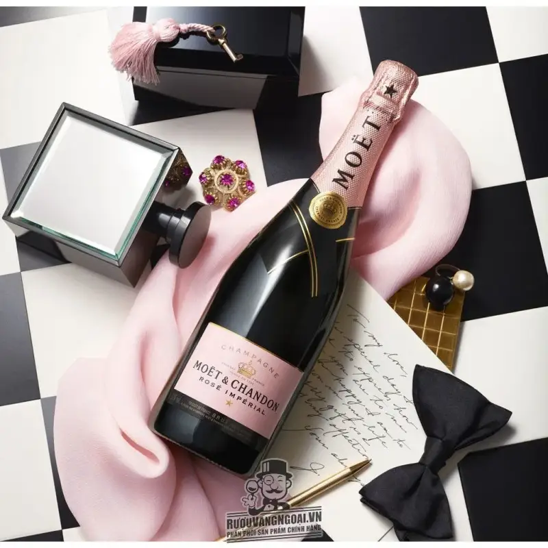 Rượu Champagne Moet & Chandon Rose Imperial Hennessy