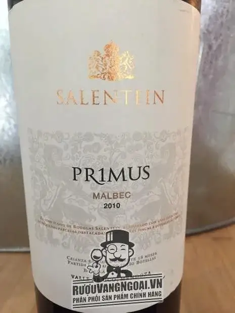 Vang Argentina Salentein Primus Malbec