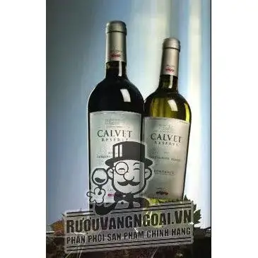 Rượu Vang Pháp CALVET RESERVE BORDEAUX ĐỎ - TRẮNG