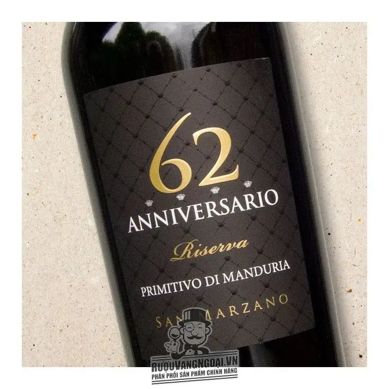 Rượu Vang ý 62 Anniversario