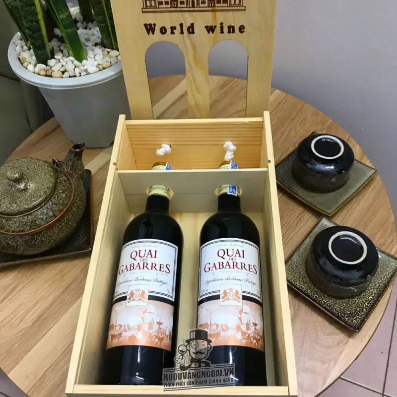 Địa chỉ bán ruou vang phap quai des gabarres bordeaux gia re giá rẻ nhất