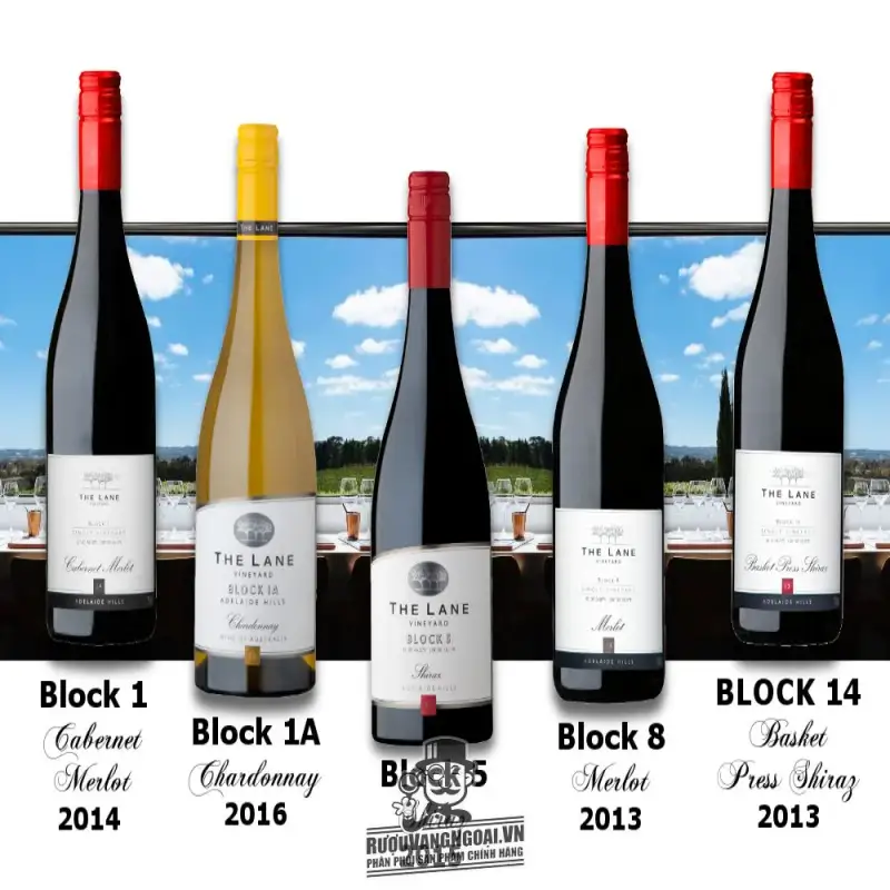 Mua ruou vang basket press shiraz the lane vineyard block chinh hang giá rẻ tại Hà Nội