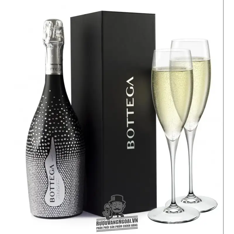 Rượu Sâm Banh Ý Bottega Stardust 750ml, 3L
