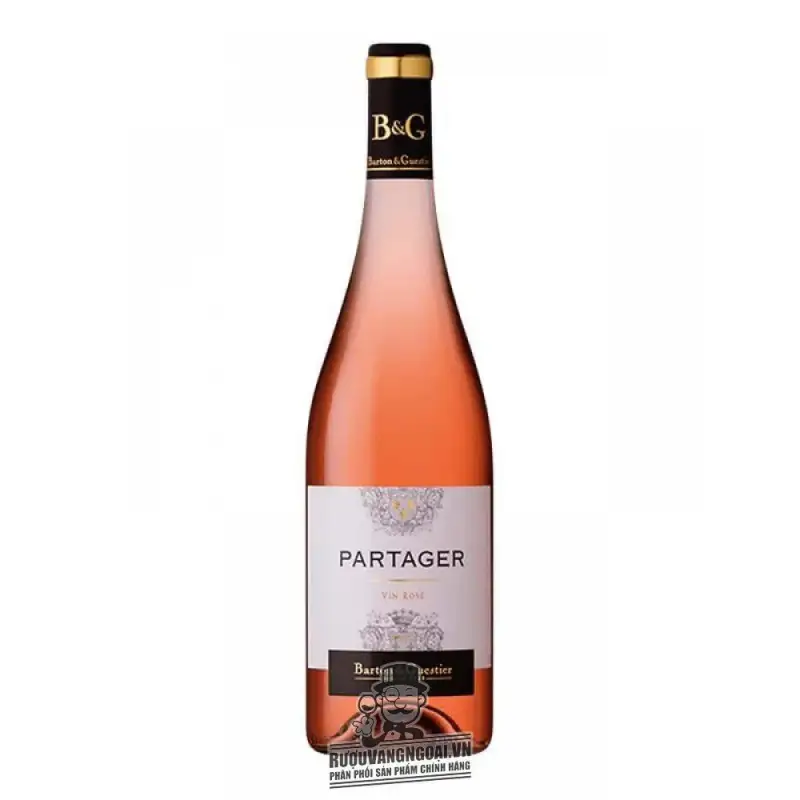 Vang Pháp hồng Partager Vin Rose Barton Guestier uống ngon
