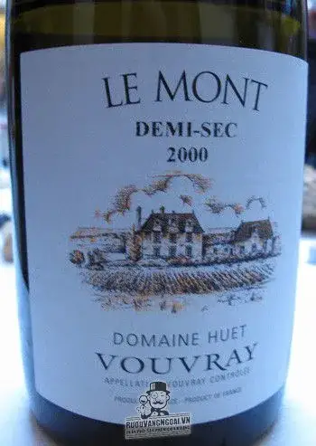 Vang Pháp Le Mont Vouvray Demi Sec Sauvion