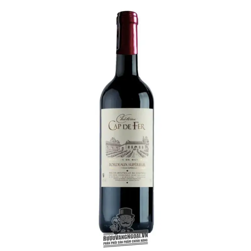 Vang Pháp Cap de Fer Chateau Bordeaux Superieur uống ngon