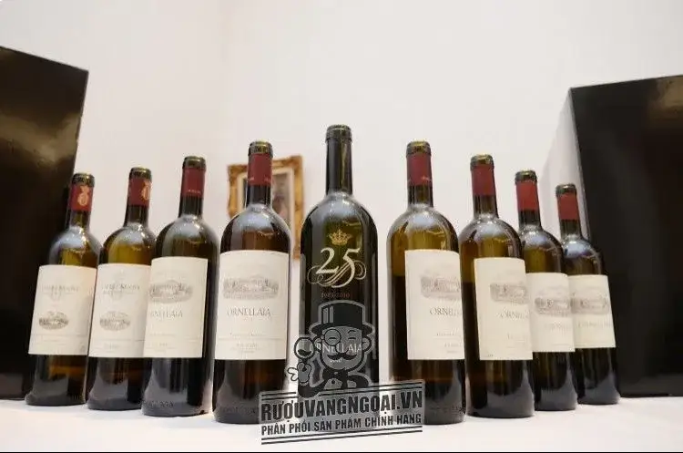Vang Ý Ornellaia 25 Year Anniversary 1985 2010