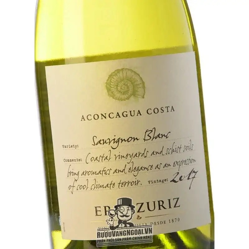 Vang Chile ACONCAGUA COSTA SAUVIGNON BLANC ERRAZURIZ
