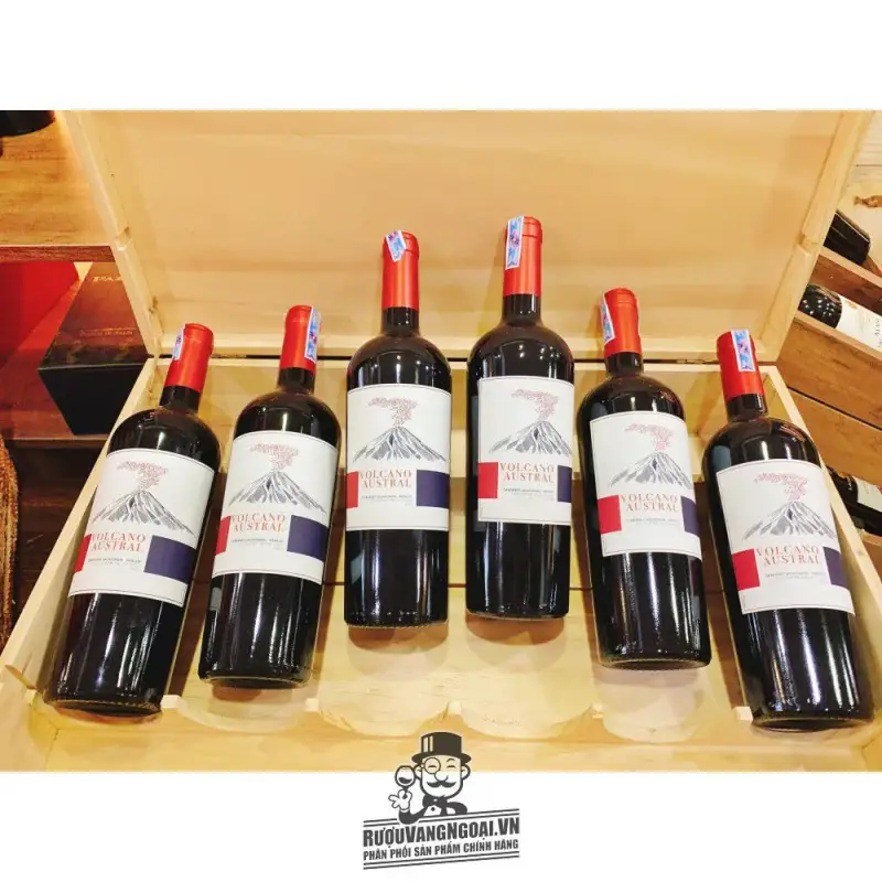 Địa chỉ mua ruou vang chile volcano austral cabernet sauvignon merlot gia re giá rẻ nhất