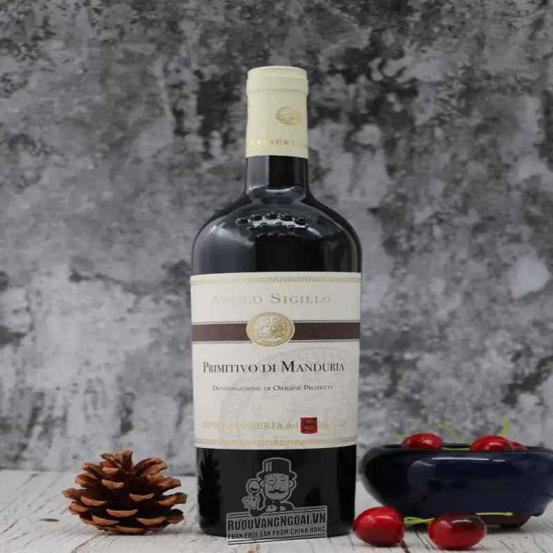Giá vang y antico sigillo primitivo di manduria