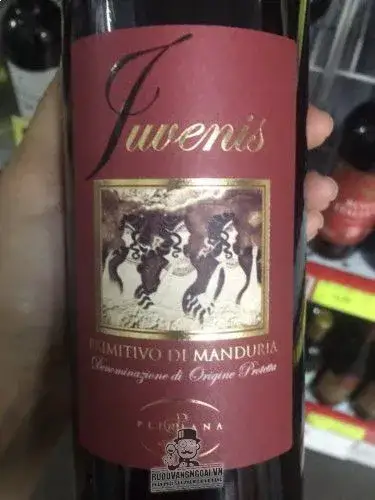 Vang Ý Juvenis Primitivo di Manduria DOP