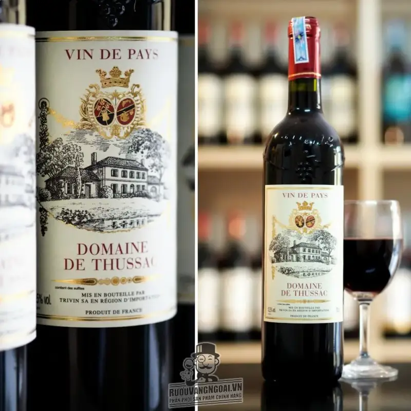 Vang Pháp DOMAINE DE THUSSAC VIN DE PAYS