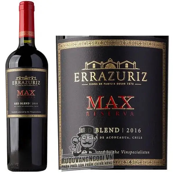 Vang Chile ERRAZURIZ MAX RESERVA BLEND