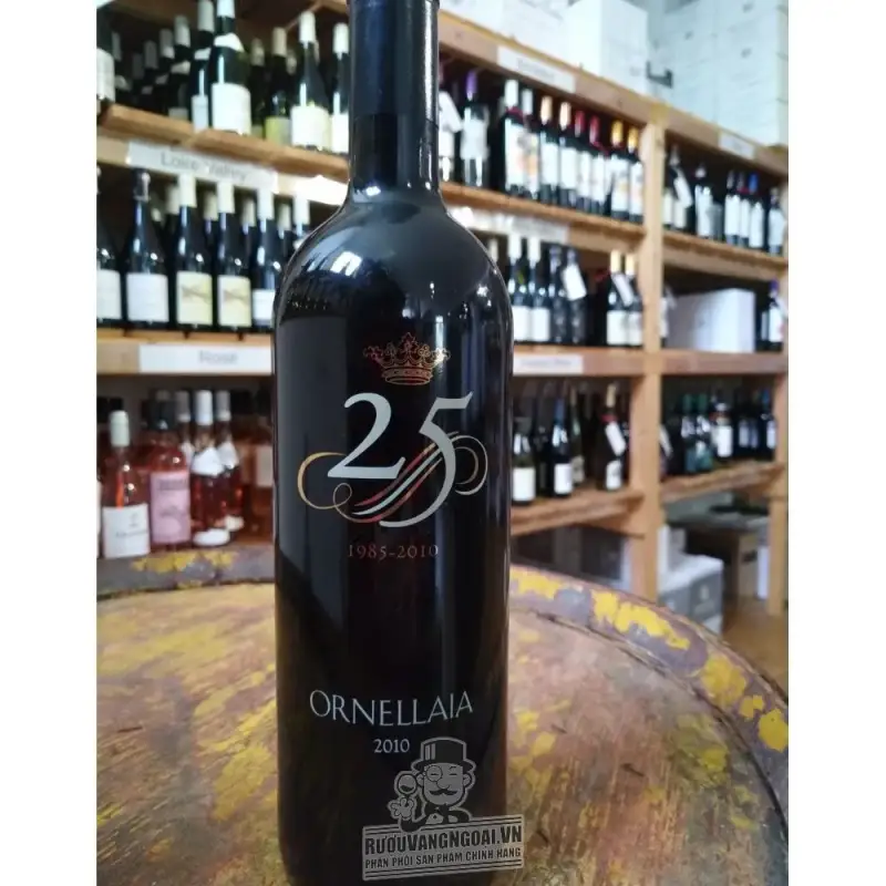 Vang Ý Ornellaia 25 Year Anniversary 1985 2010