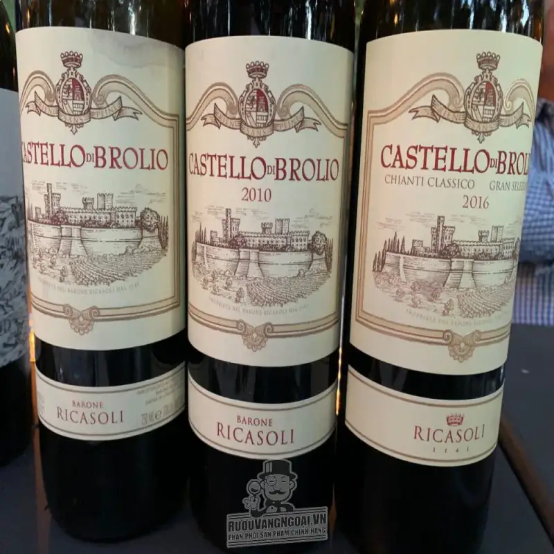 Giá vang y castello di brolio barone ricasoli cao cap