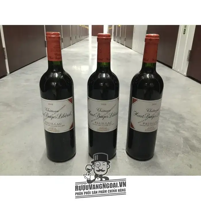 Vang Pháp Chateau Haut Bages Liberal 5th Grand Cru Classe Pauillac