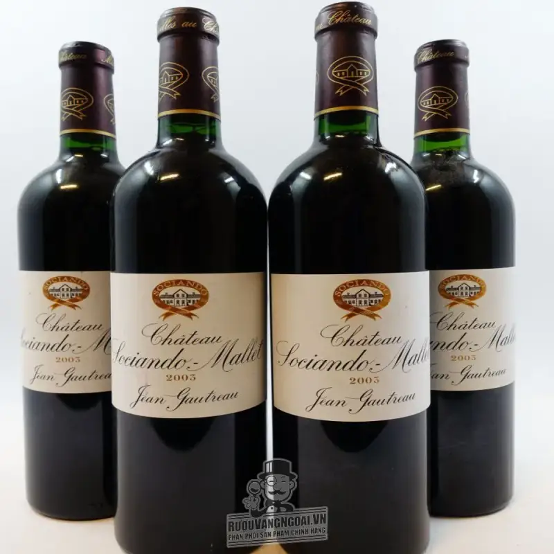 Địa chỉ bán vang phap chateau sociando mallet haut medoc giá rẻ tại Sài Gòn