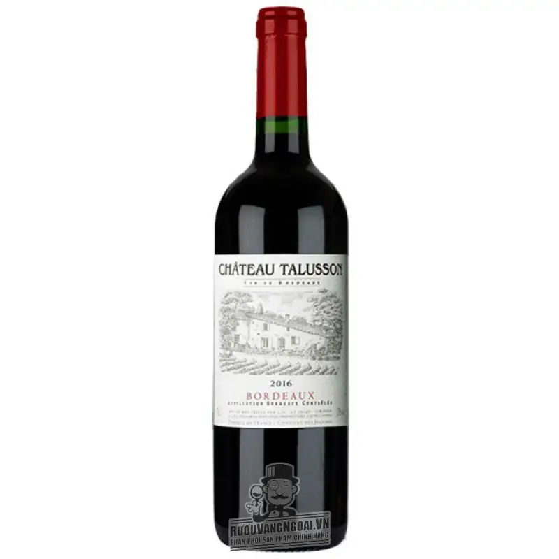 Vang Pháp Chateau Talusson Bordeaux uống ngon