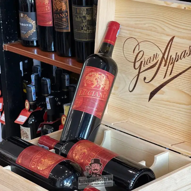 Vang Ý Luciano Limited Edition Negroamaro Puglia uống ngon