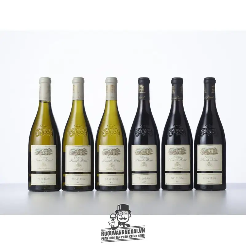 Địa chỉ mua vang phap chateau puech haut tete de belier blanc giá rẻ nhất