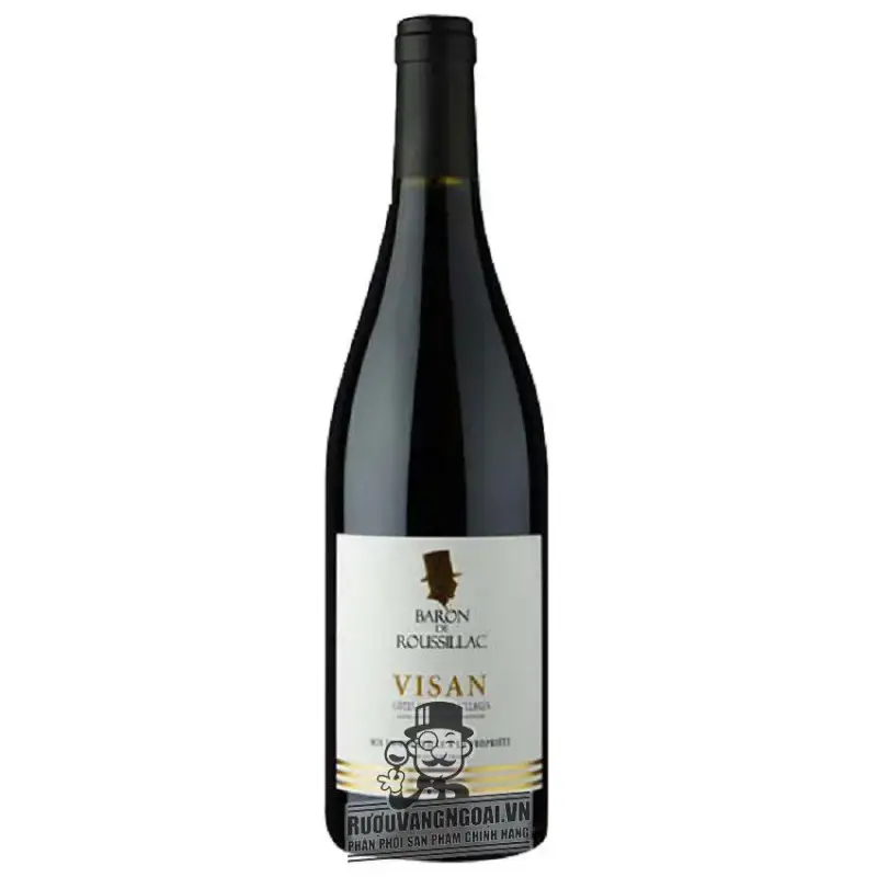 Vang Pháp Visan Baron de Roussilac uống ngon