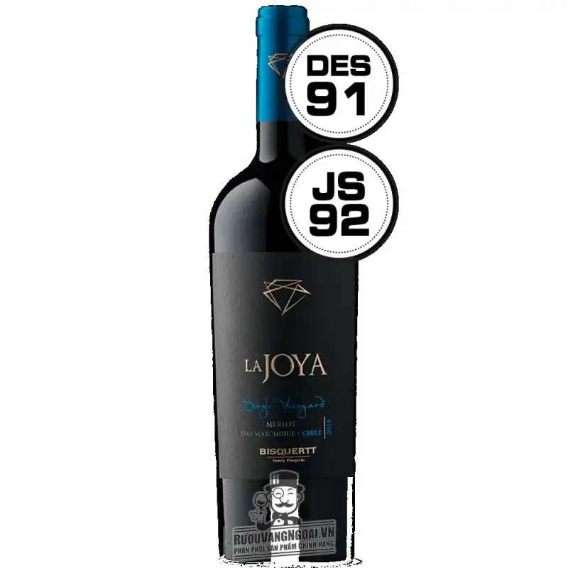Vang Chile La Joya Single Vineyard Merlot Bisquertt
